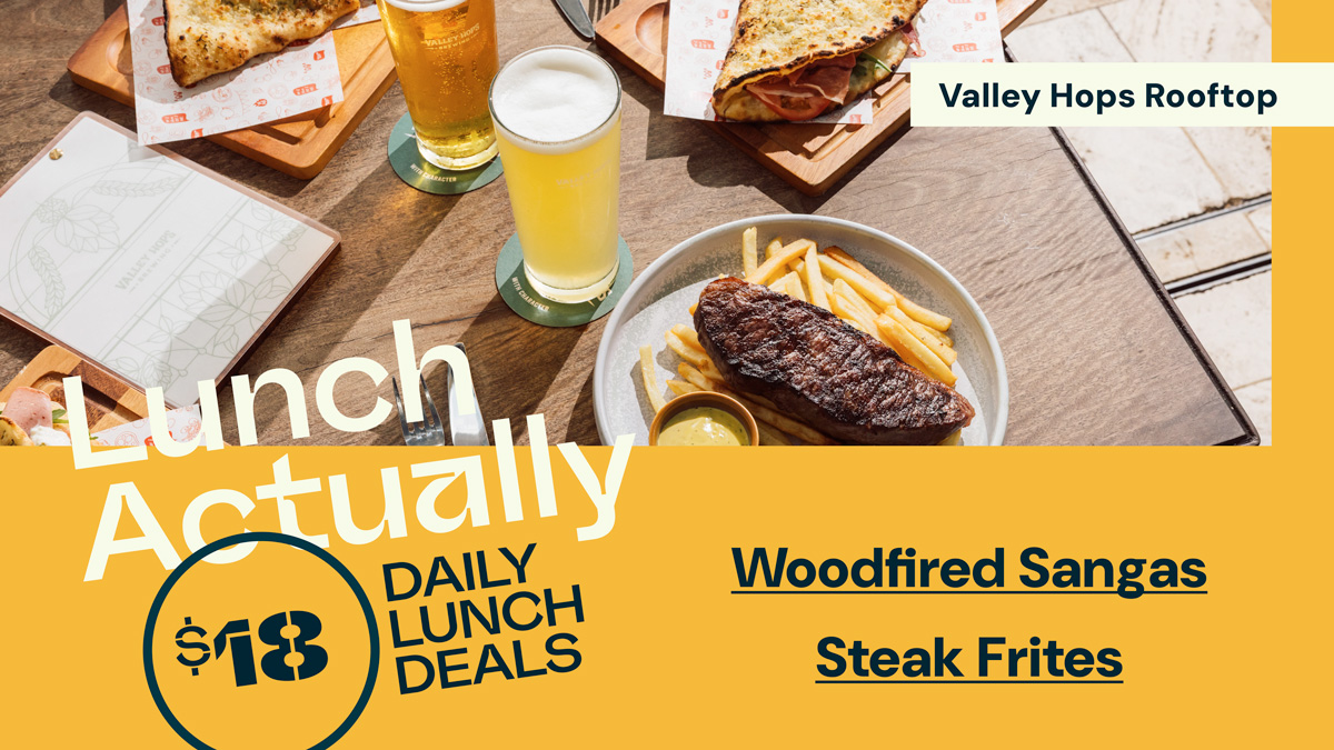 Valley Hops $18 Daily Lunch Deals